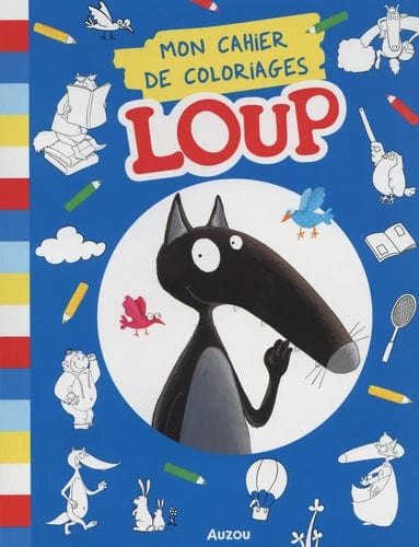 Cahier de coloriage Loup