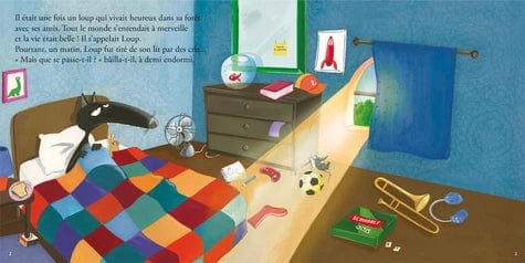 Le loup qui devenait le chef de la forêt