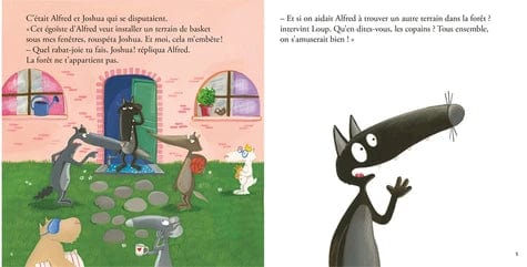 Le loup qui devenait le chef de la forêt