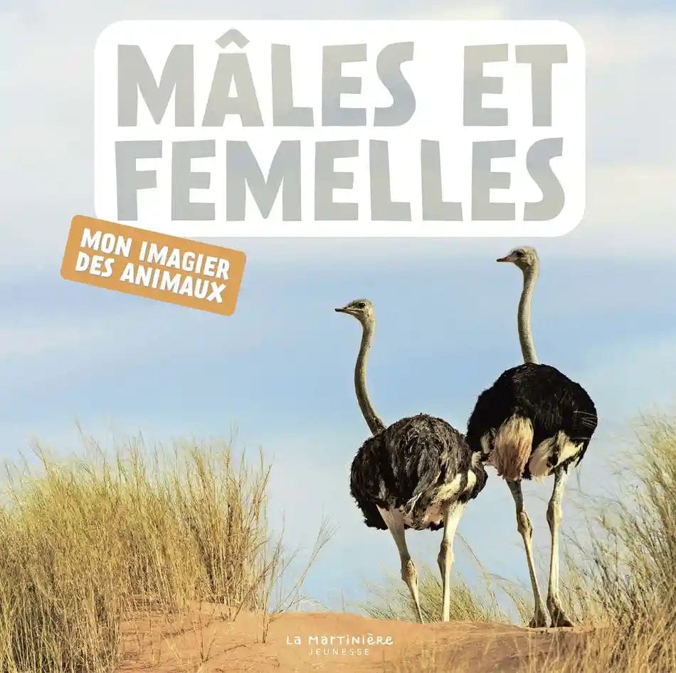 Mon imagier des animaux - Mâles et femelles