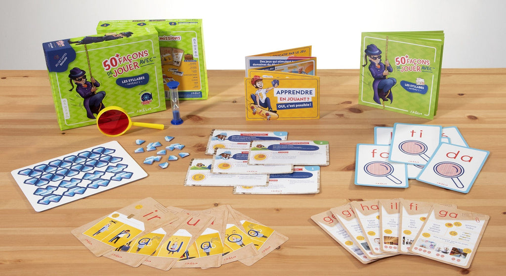 Amélio – 50+ façons de jouer avec… Les syllabes (Niveau 1)