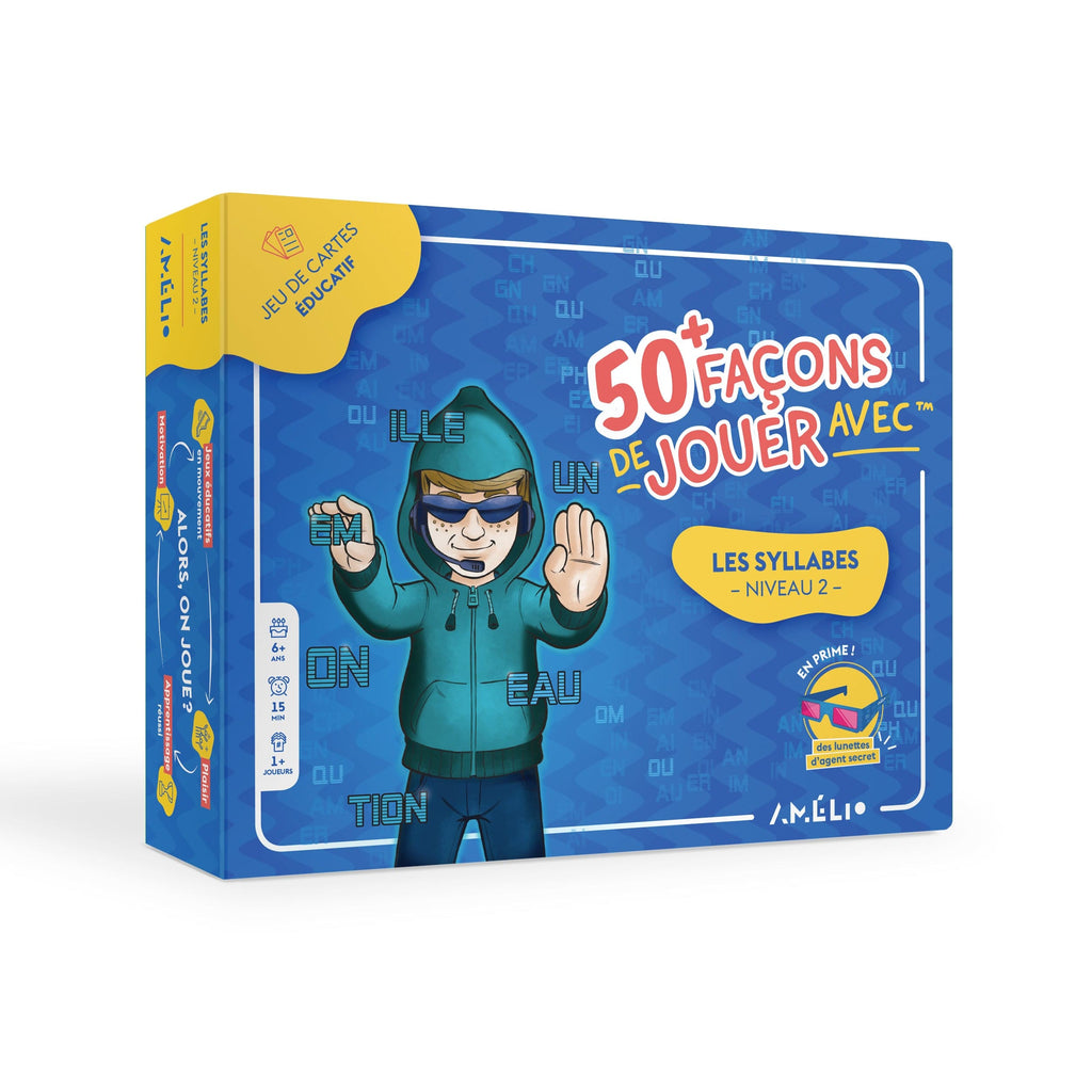 Amélio – 50+ façons de jouer avec… Les syllabes (Niveau 2)