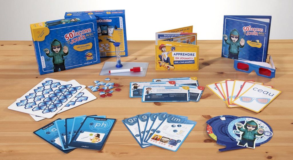 Amélio – 50+ façons de jouer avec… Les syllabes (Niveau 2)