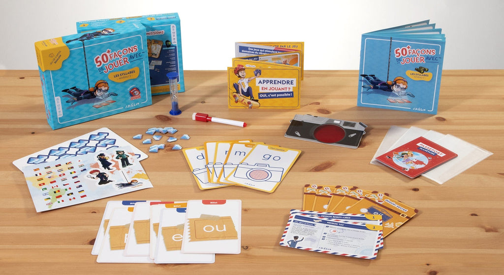 Amélio – 50+ façons de jouer avec… Les syllabes (Niveau 3)