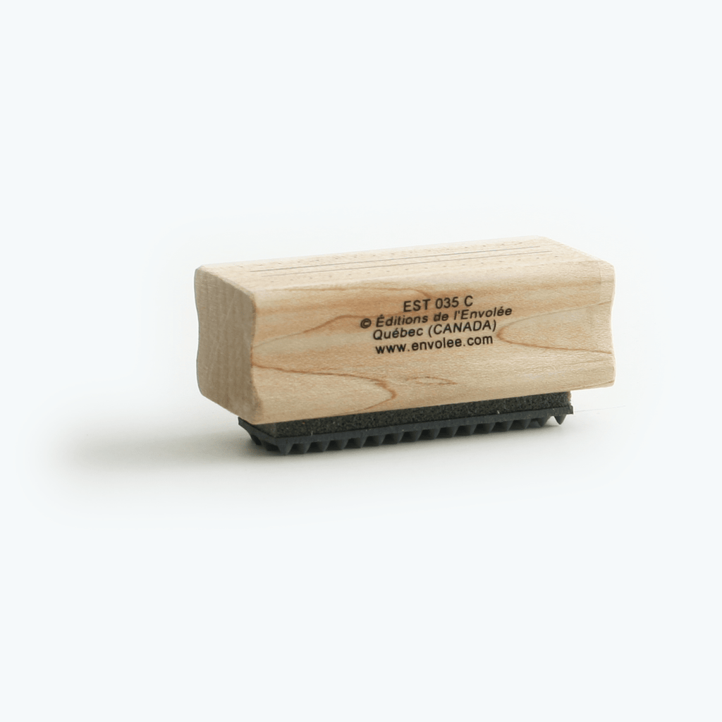 Estampe en bois - lignes ( trottoirs)