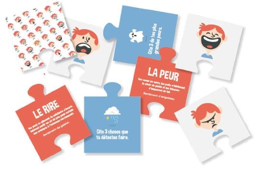 Puzzle éducatif - Je comprends mes réactions