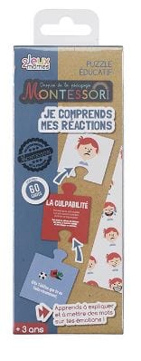 Puzzle éducatif - Je comprends mes réactions