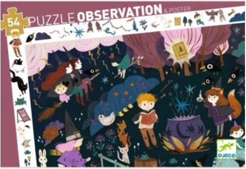 Puzzle observation - Apprentis sorciers - 54 pièces