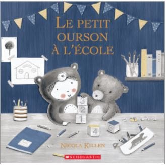 Le petit ourson à l'école