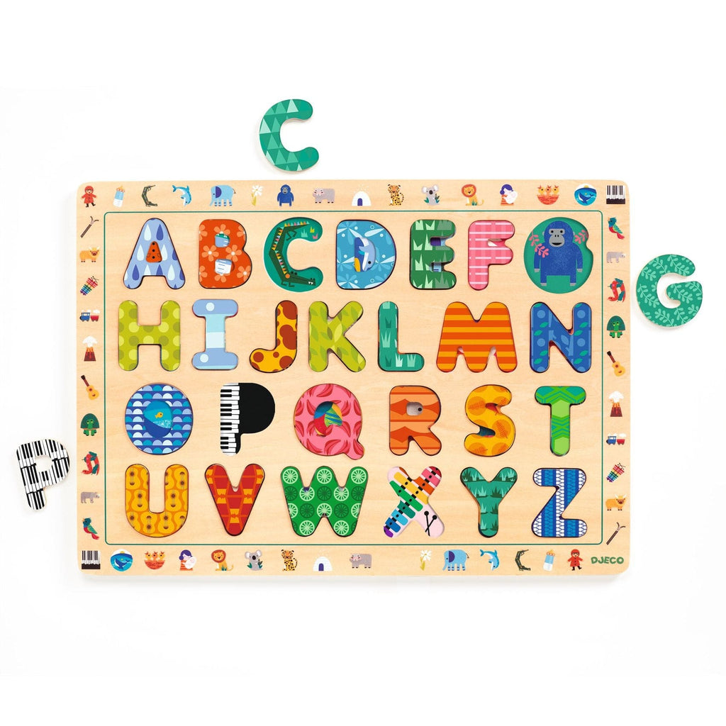 Puzzle en bois - ABC - International