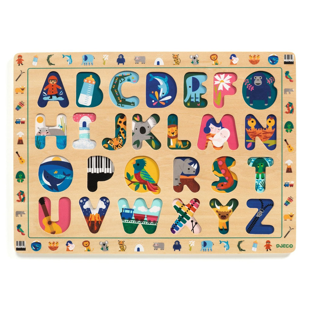 Puzzle en bois - ABC - International