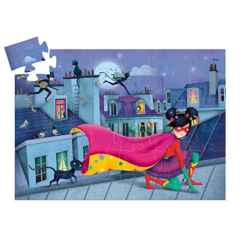 Puzzle silhouette - Super Star - 36 pièces