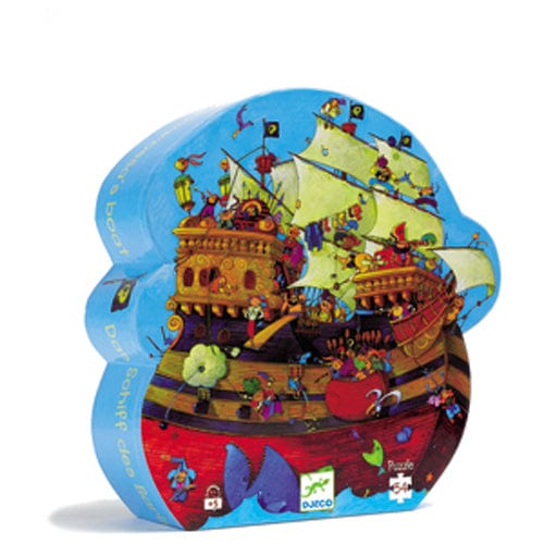 Puzzle Silhouette - Le bateau de Barberousse - 54 pièces