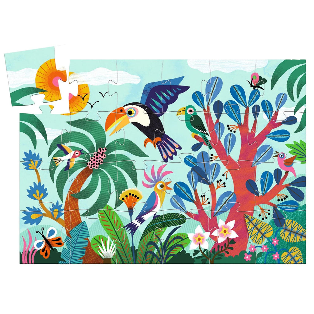 Puzzle Silhouette - Coco le Toucan - 24 pièces