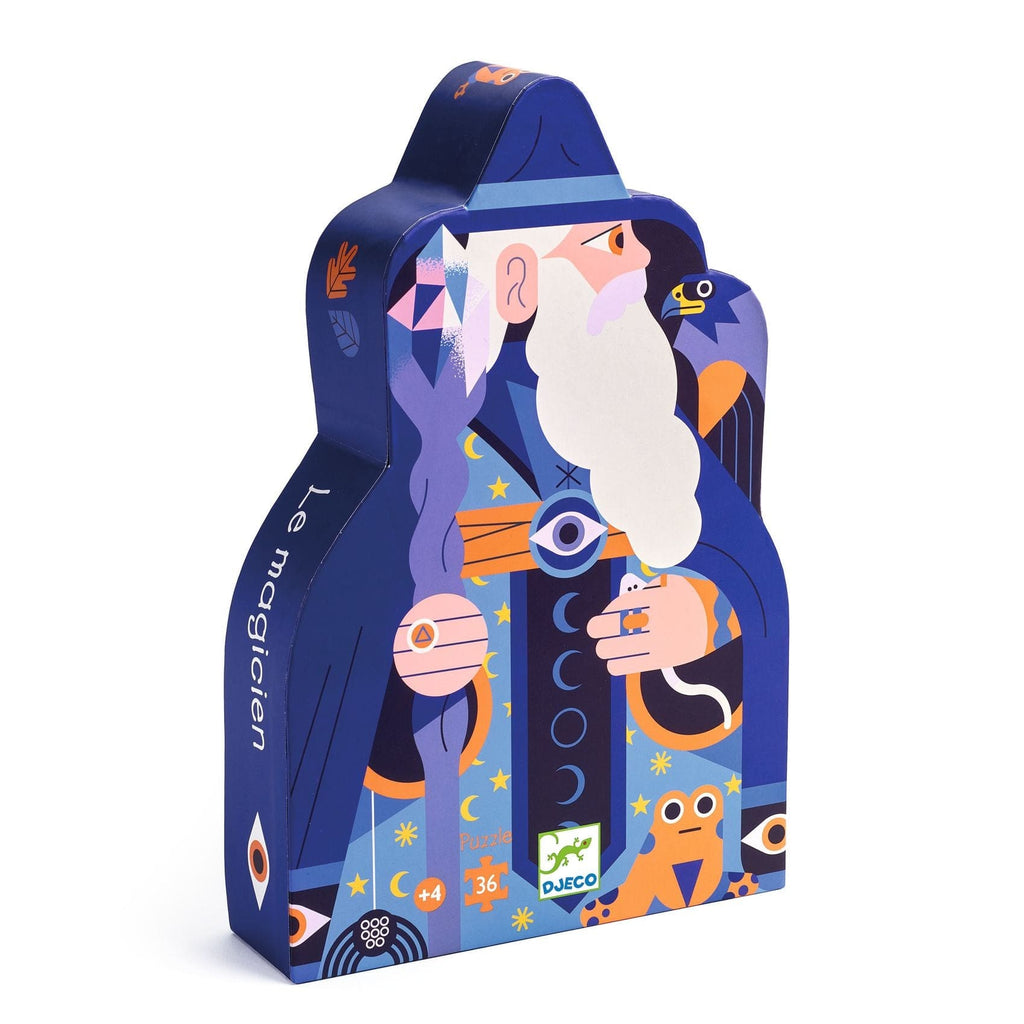 Puzzle silhouette - Le magicien - 36 pièces