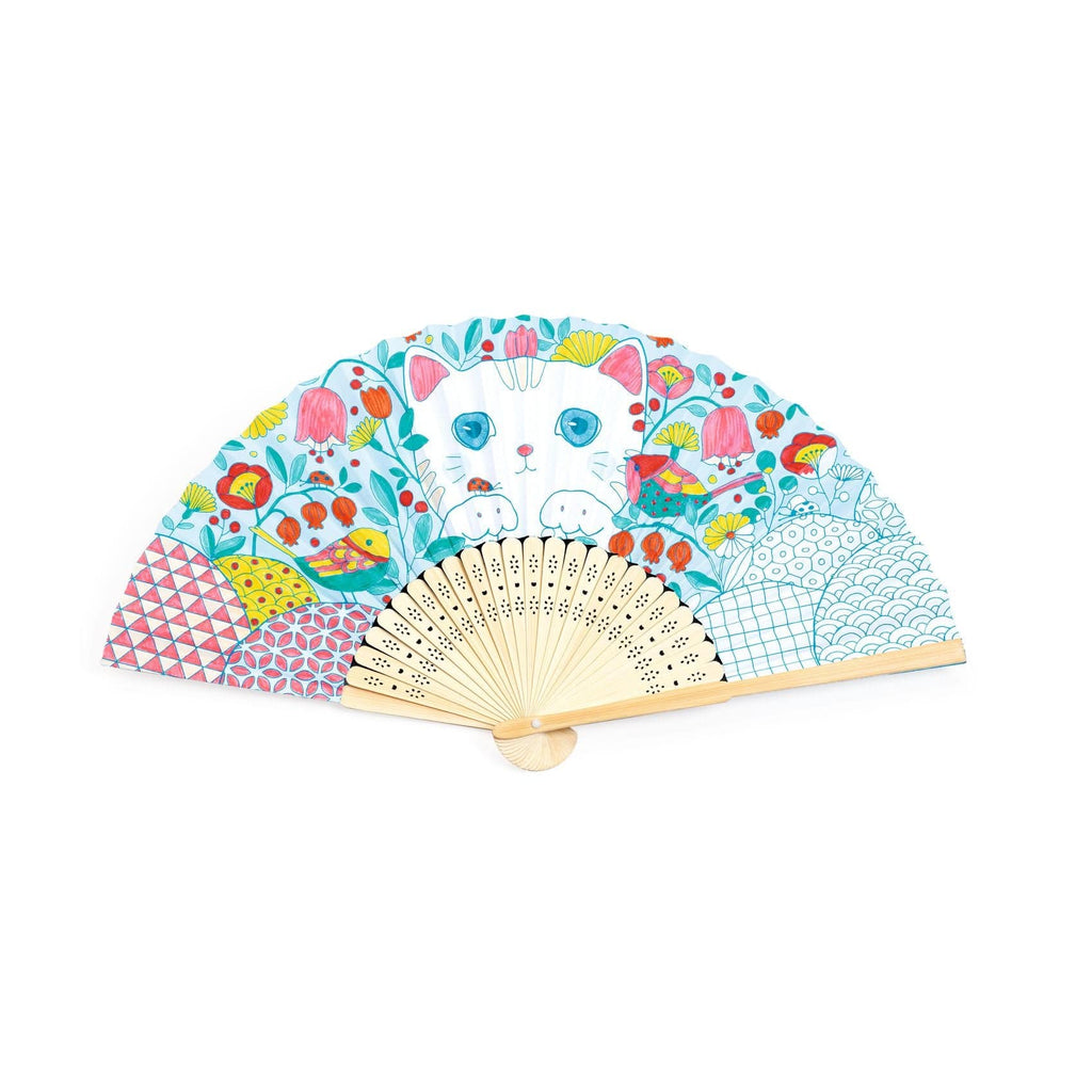 DIY - Éventail et son étui à colorier - Koneko