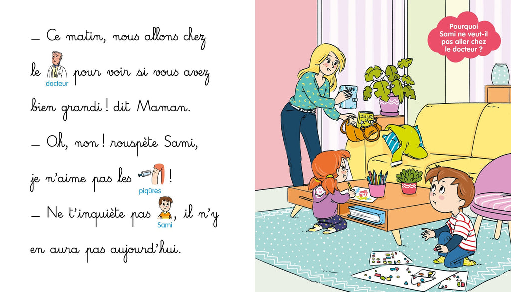 Les histoires de P'tit Sami - Sami et Julie chez le docteur