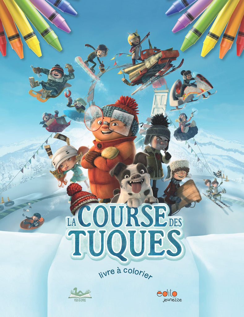 La course des Tuques - Livre à colorier