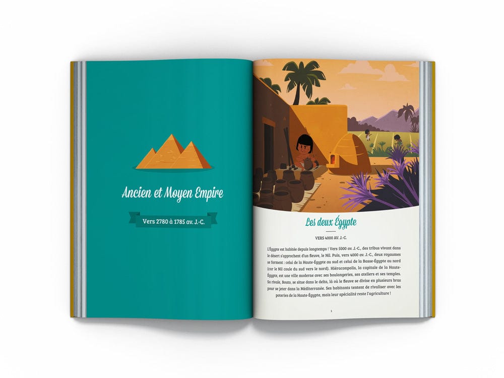 Beau livre - Histoire des Égyptiens