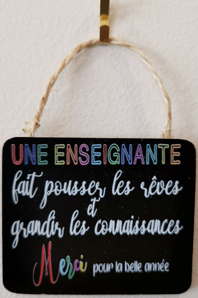 Etiquette cadeau - Enseignant(e) et éducatrice