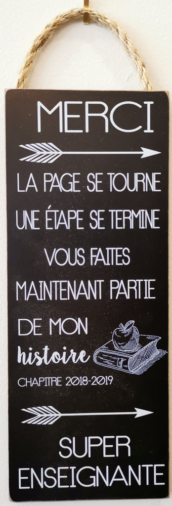 Affiche à suspendre Grande - Enseignant(e) et éducatrice