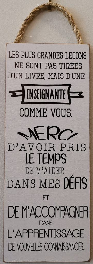 Affiche à suspendre Grande - Enseignant(e) et éducatrice