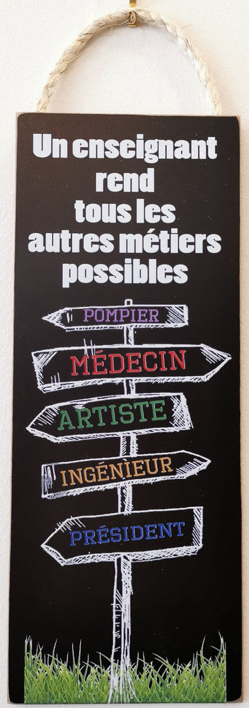 Affiche à suspendre Grande - Enseignant(e) et éducatrice