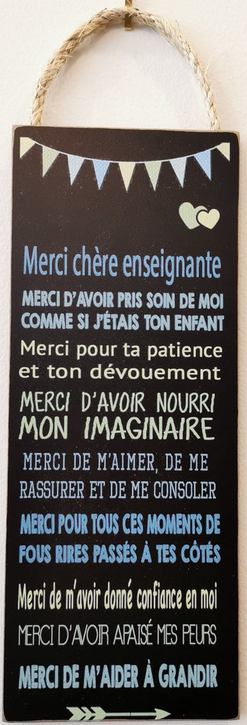 Affiche à suspendre Grande - Enseignant(e) et éducatrice