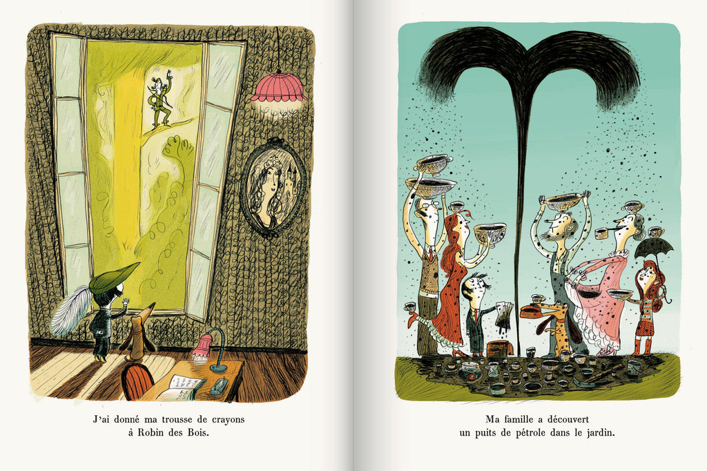 Je n'ai pas fait mes devoirs parce que...