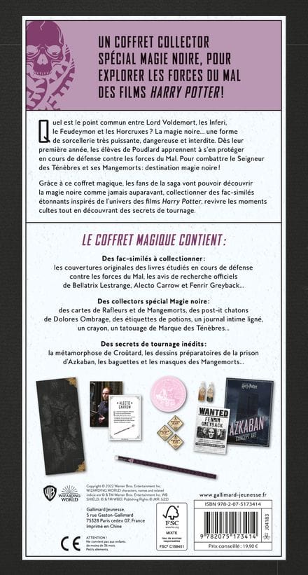 Harry Potter - Coffret - Magie noire