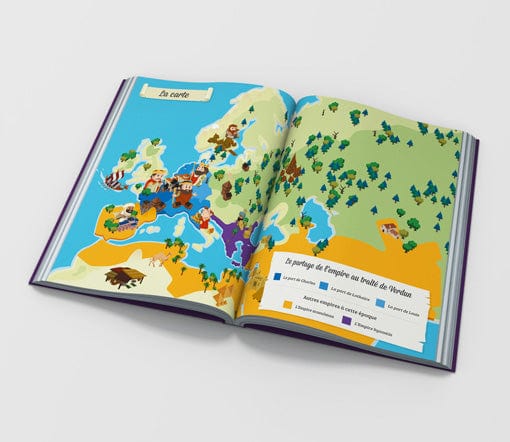 Beau livre - Histoire du Moyen Âge