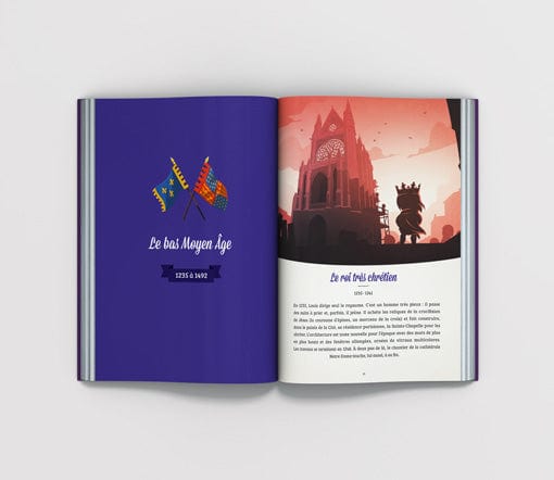 Beau livre - Histoire du Moyen Âge