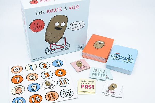 Une patate à vélo - Le jeu