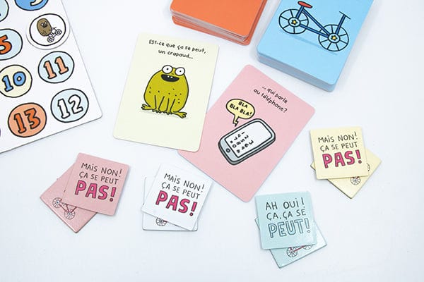 Une patate à vélo - Le jeu