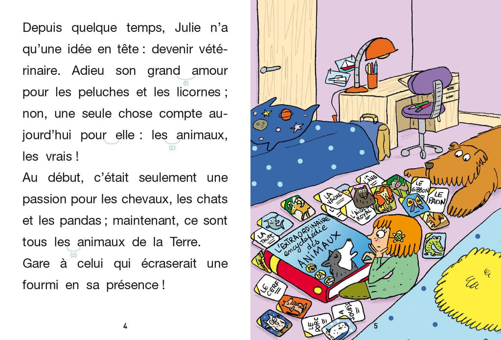 Julie veut devenir vétérinaire