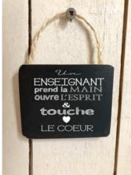 Etiquette cadeau - Enseignant(e) et éducatrice