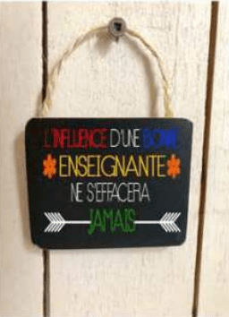 Etiquette cadeau - Enseignant(e) et éducatrice