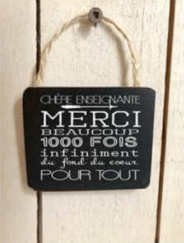 Etiquette cadeau - Enseignant(e) et éducatrice