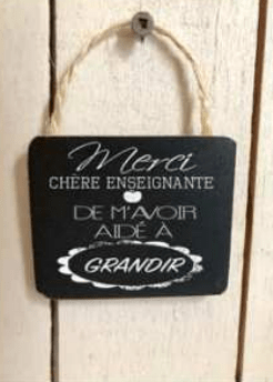Etiquette cadeau - Enseignant(e) et éducatrice