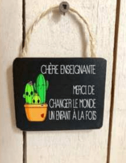 Etiquette cadeau - Enseignant(e) et éducatrice