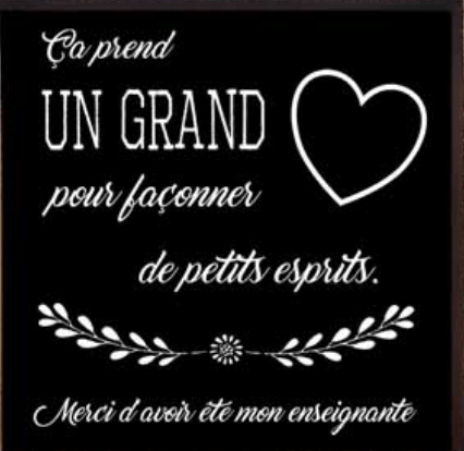 Etiquette cadeau - Enseignant(e) et éducatrice