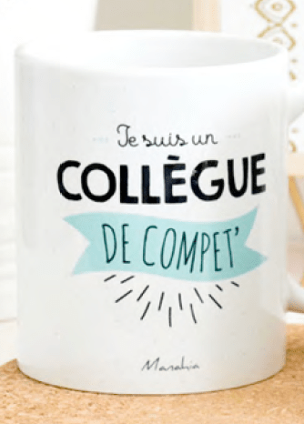 Tasse - Je suis un collègue de compet'
