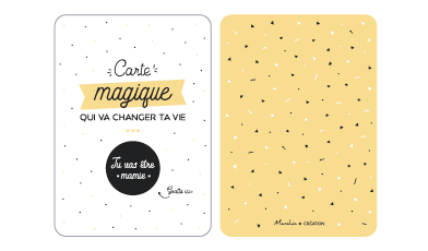 Carte de souhait - à gratter - Tu vas être mamie