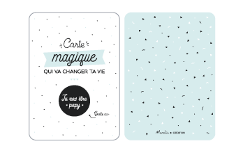 Carte de souhait - à gratter - Tu vas être papy