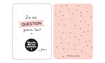 Carte de souhait - à gratter - Veux-tu être ma marraine?