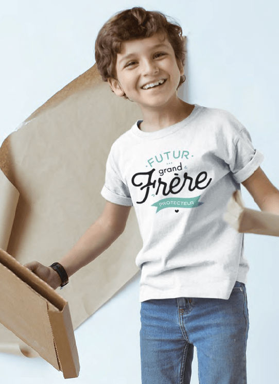 T-shirt - garçon - Futur grand frère...