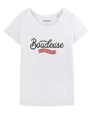 T-shirt - Femme - Boudeuse à plein temps...