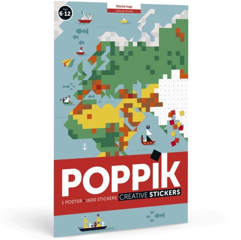 Poppik - Carte du monde