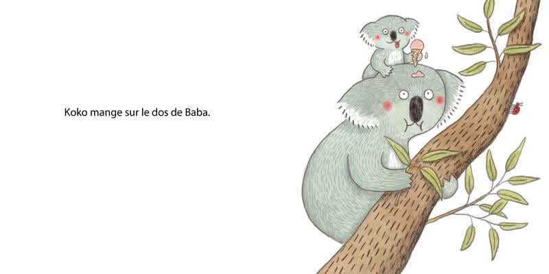 Sur le dos de Baba