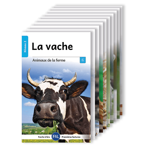Ensemble Facile à lire - Les animaux de la ferme - Niveau 2
